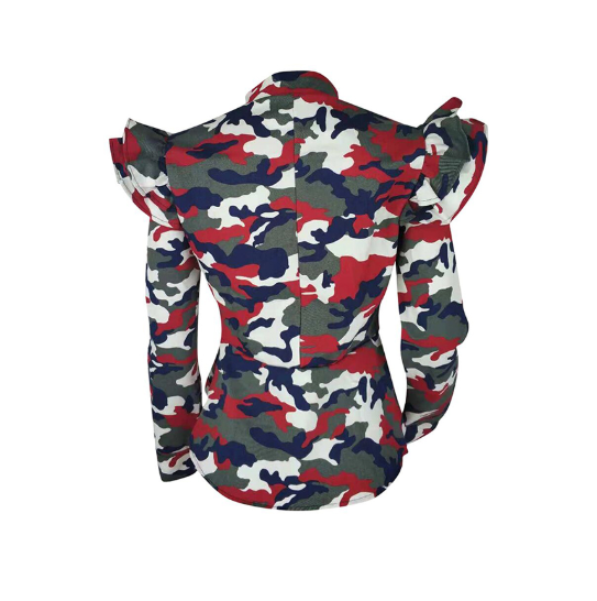 Curvy GI Jay Camouflage Jacket